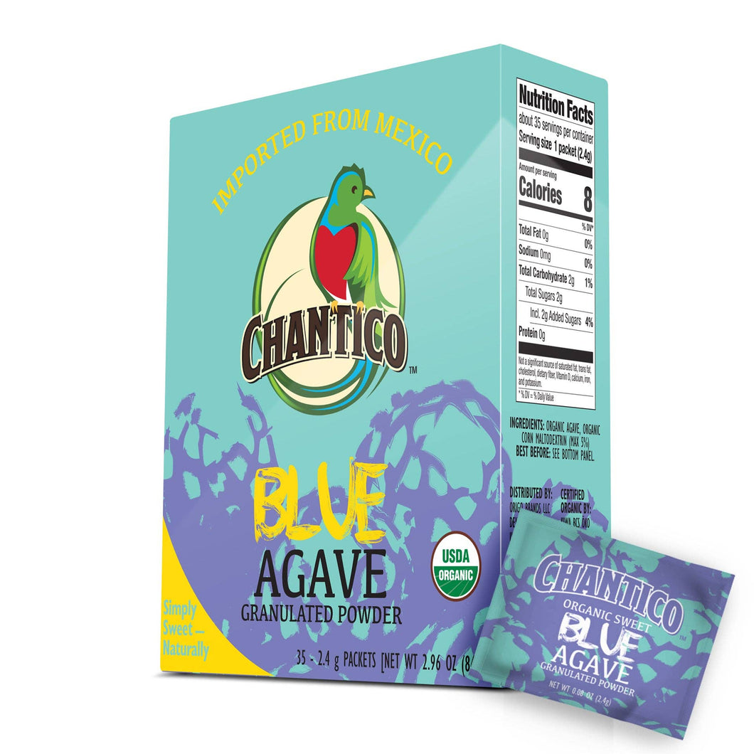 Chantico Agave - Chantico BLUE Agave Granulated Powder 35ct Sachet Box